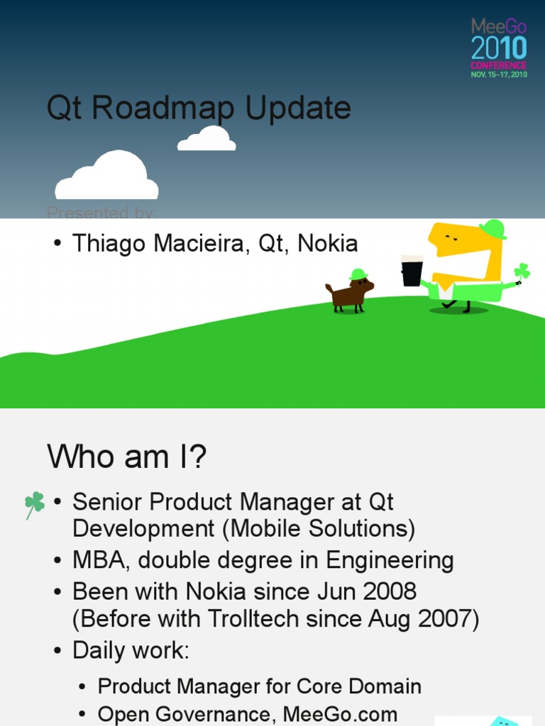 Qt Roadmap Update 0 Pdf System Software Computing