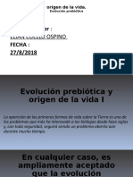 Evolución Prebiótica y Origen de La Vida I.odp