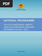 National Programme: On Occupational Safety and Occupational Health IN PERIOD OF 2011-2015