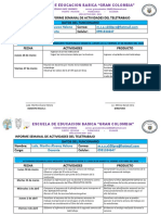 Informe Semanal de Teletrabajo