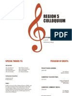 Region V Colloquium Program