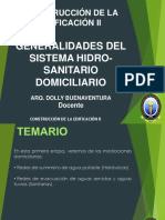 GENERALIDADES DEL SISTEMA HIDRO - SANITARIO DOMICILIARIO Classroom