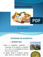 Deterioro de Alimentos