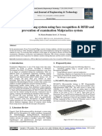 Attendance Marking System Using Face Recognition & RFID and Prevention of Examination Malpractice System