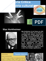 Theodor Adorno y Max Horkheimer-act.