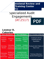 Professional Review and Training Center (PRTC) : Specialized Audit Engagements