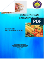 Bahan Ajar Pengetahuan Bahan Pangan PDF