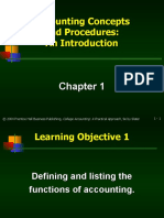 Accounting Concepts and Procedures: An Introduction