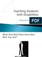 Teaching Students With Disabilities Spring 2020