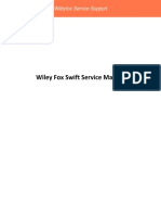 Wiley Fox Swift Service Manual
