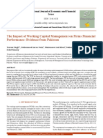 The Impact of Working Capital Management On Firms Financial Performance: Evidence From Pakistan