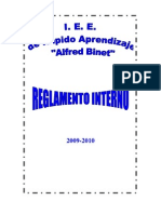 Reglamento Interno Binet - 2009-2010