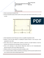 Exam Is Closed Book. Attempt All Problems Precisely. Marks Are Indicated in Parenthesis. Return Question Paper Along With The Answer Sheet