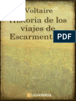 Historia de Los Viajes de Escarmentado-Voltaire PDF