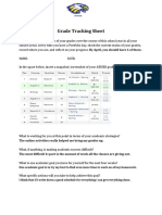 Grade Tracking Sheet 6