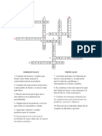 Actividad - Individual - Crucigrama - Yolima