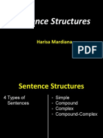 Sentence Structures: Harisa Mardiana