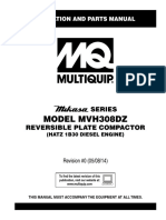 Plate Compactors Reversible MVH308DZ Rev 0 Manual DataId 297987 Version 1 PDF