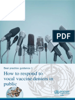 Vocal Vaccine Deniers Guidance Document PDF