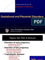 Gestational and Placental Disorders: Obstetric Pathology