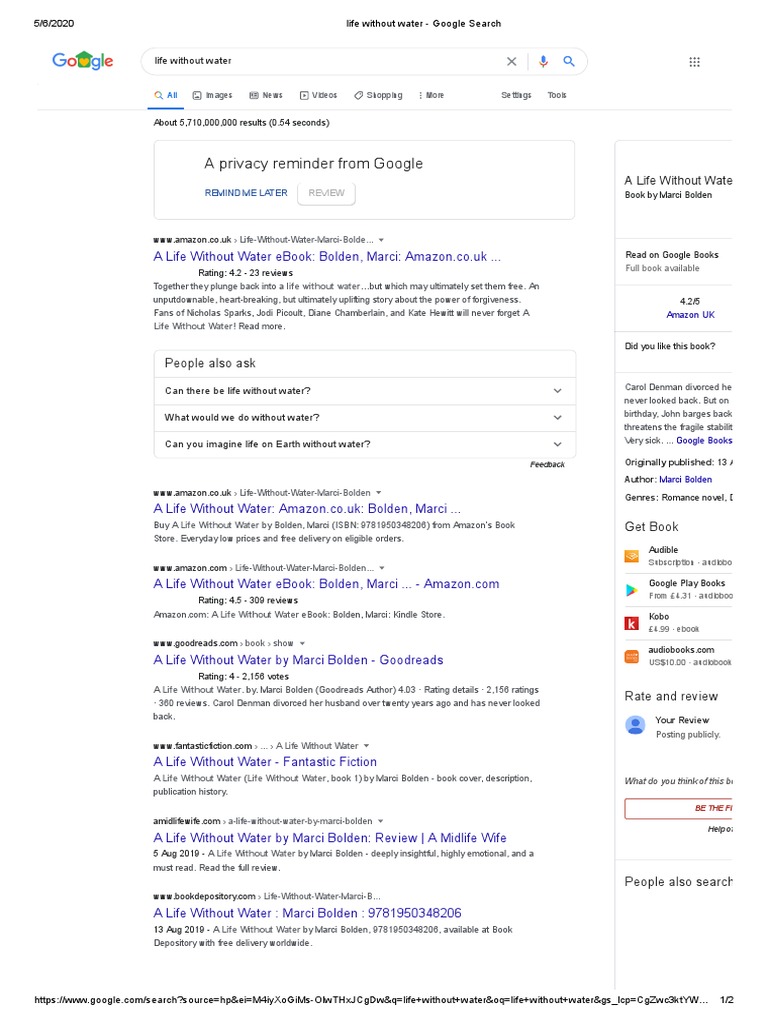 A Privacy Reminder From Google: People Also Ask | PDF | Books | Media