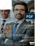 Business Magazine Cover Page Template