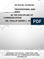 The Professional and Practitioners