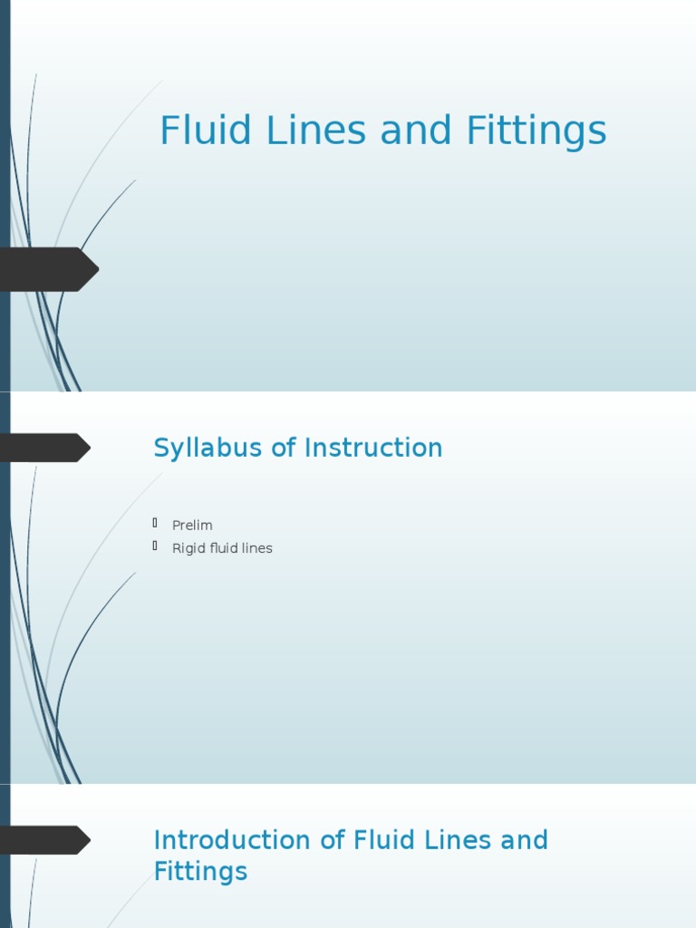 Fluid Lines and Fittings PDF Pipe (Fluid Conveyance) Titanium