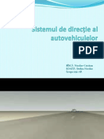 Sistemul de Direcție Al Autovehiculelor PDF