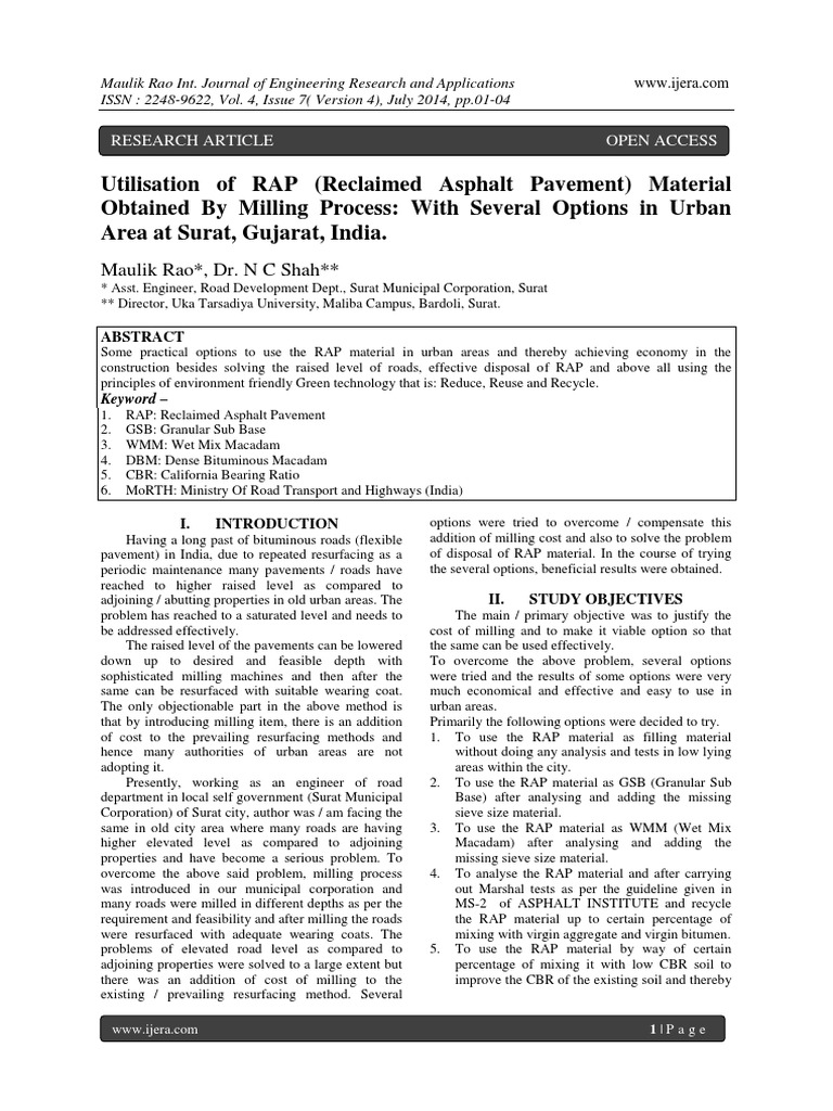Rap GSB and WMM PDF | PDF | Road Surface | Asphalt
