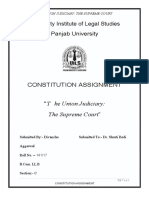 (PDF) Constitution Assignment - University Institute of Legal Studies Panjab University