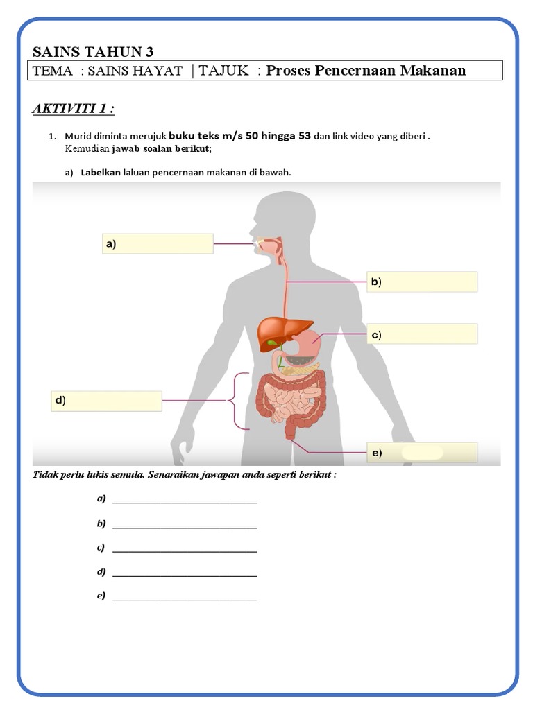 Kerja Sains Tahun 3 Pdf