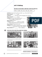 Worksheet 3: Asking: Read and Complete The Conversation With The Words From The Box