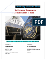 Economics Project On Rbi PDF