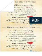 REGRAS DA FAMILIA