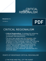 Critical Regionalism: Kenneth Frampton