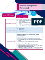 Portfolio Management - Advanced (May 21, 2020)