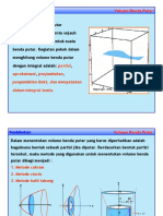 Volume Benda Putar dengan Metode Integral