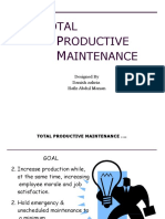 Otal Roductive Aintenance: Designed by Danish Zakria Hafiz Abdul Manan