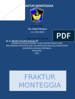 Fraktur Monteggia tipe I