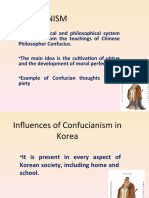 Confucianism: - Chinese Ethical and Philosophical System