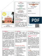 27 April - 1 May, 2020: Faculty Development Programme (FDP) Faculty Development Programme (FDP)