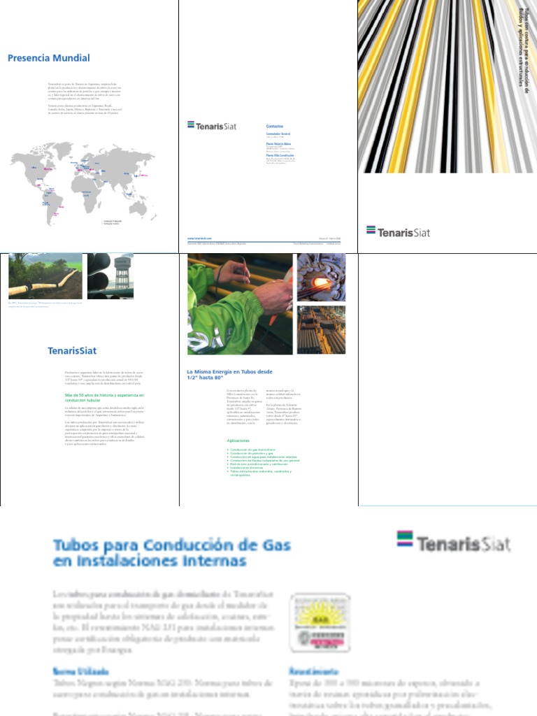 Tubos de Acero para Conducción de Fluidos | PDF | Argentina | Tubería ...