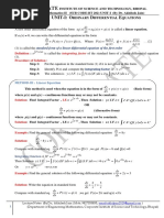 BTech Sem I Partial Diff 1 | PDF | Derivative | Function (Mathematics)