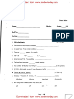 CBSE Class 3 Mathematics Question Paper Set K PDF