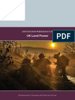 Doctrine Uk Land Power JDP 0 20 PDF