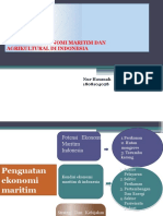 PPT. Penguatan Ekonomi Maritim Dan Agrikultur Di Indonesia NUR HASANAH