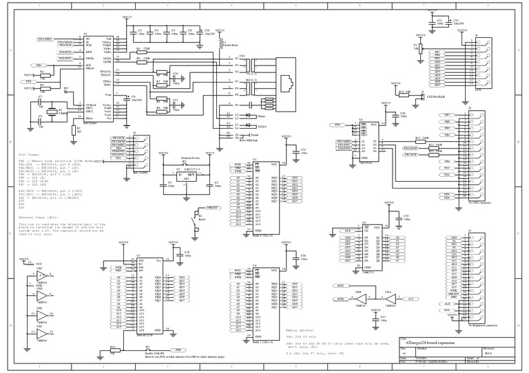 Atmega128 Board Expansion | PDF
