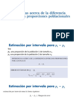 Prueba de Hipotesis Diferencia Proporciones y Cociente de Varianzas