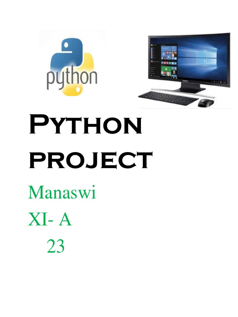 Python Project | PDF | Arithmetic | Mathematical Concepts